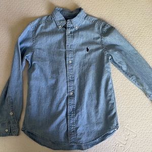 Ralph Lauren Boys Long Sleeve Button Down Shirt